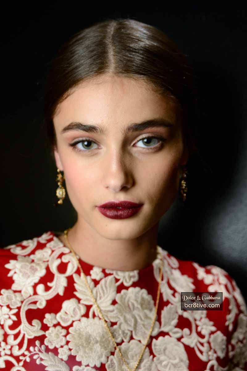 Dolce and Gabbana Spring 2015 - Taylor Marie Hill