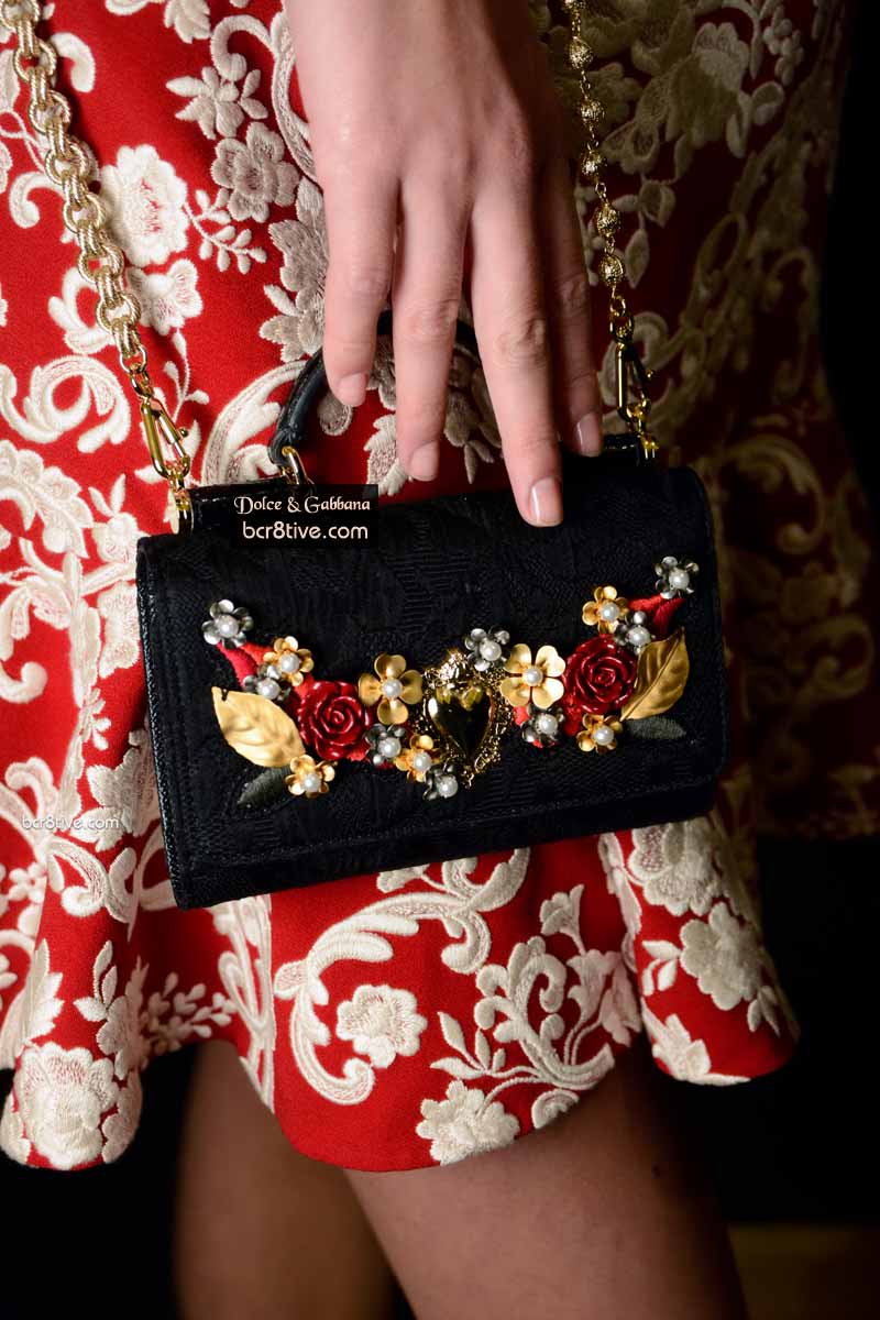 Dolce and Gabbana Spring 2015 - Appliqued Purse