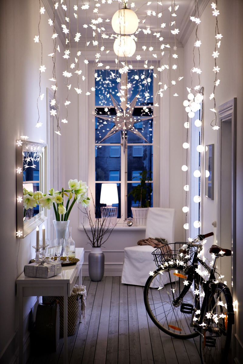 Decorate with Several String and Holiday Lights