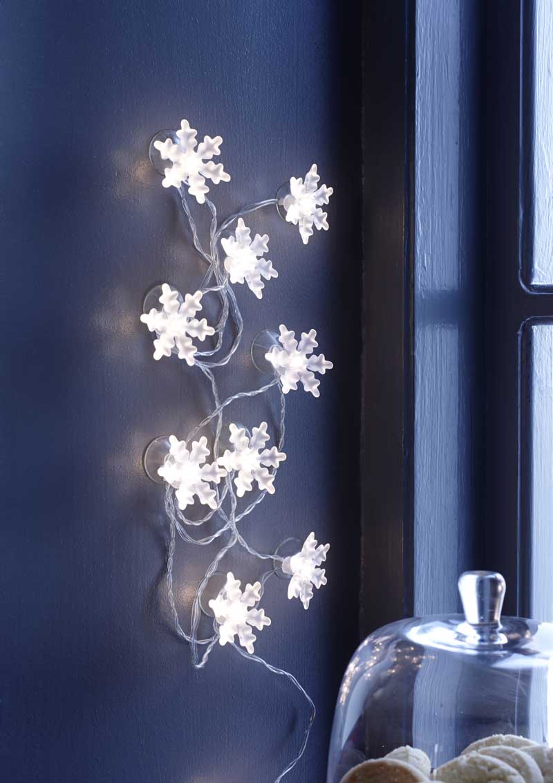 IKEA - Stråla Light Chain White, Snowflake
