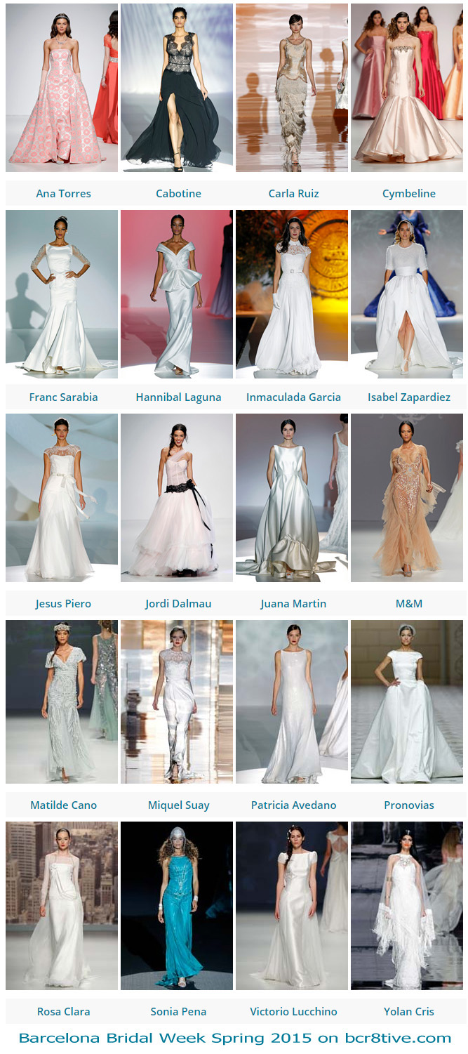 Barcelona Bridal Week Spring 2015 on bcr8tive.com