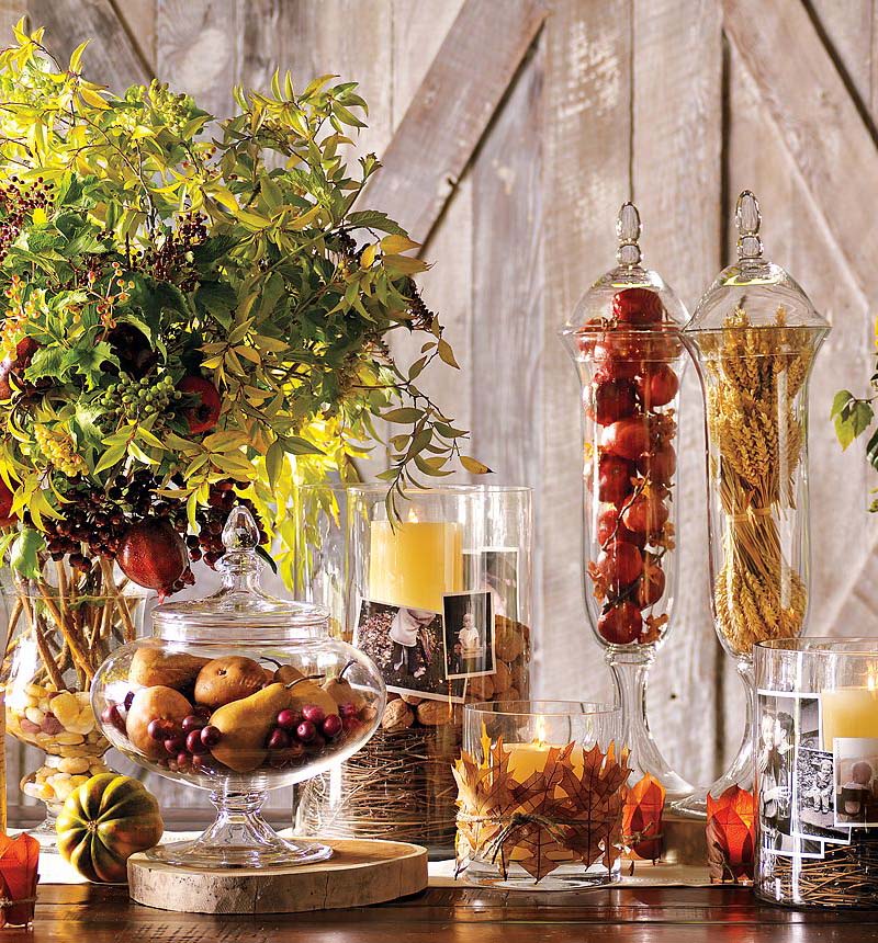 Fall Tablescaping Apothecary Vases