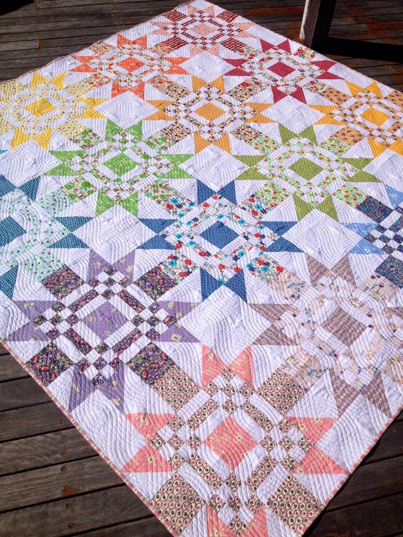 Red Letter Day Quilt by Jeanette Bruce