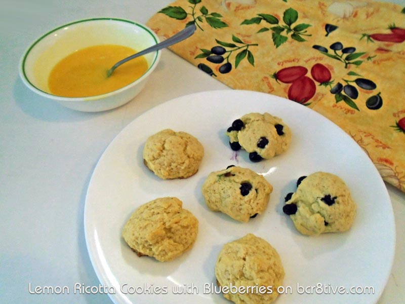 Lemon Ricotta Cookies and Icing 