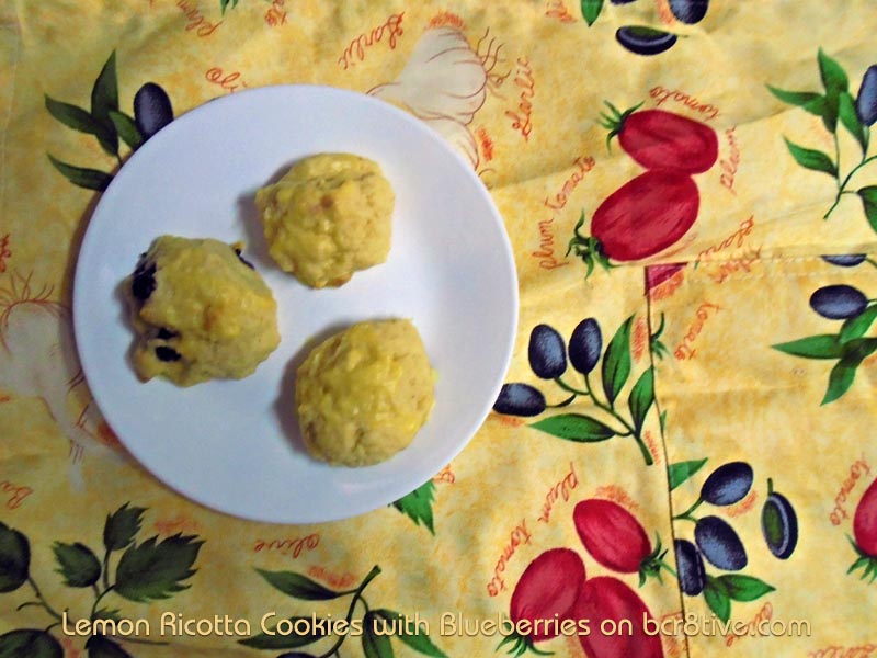 Lemon Ricotta Blueberry Cookies and Lemon Ricotta Cookies 