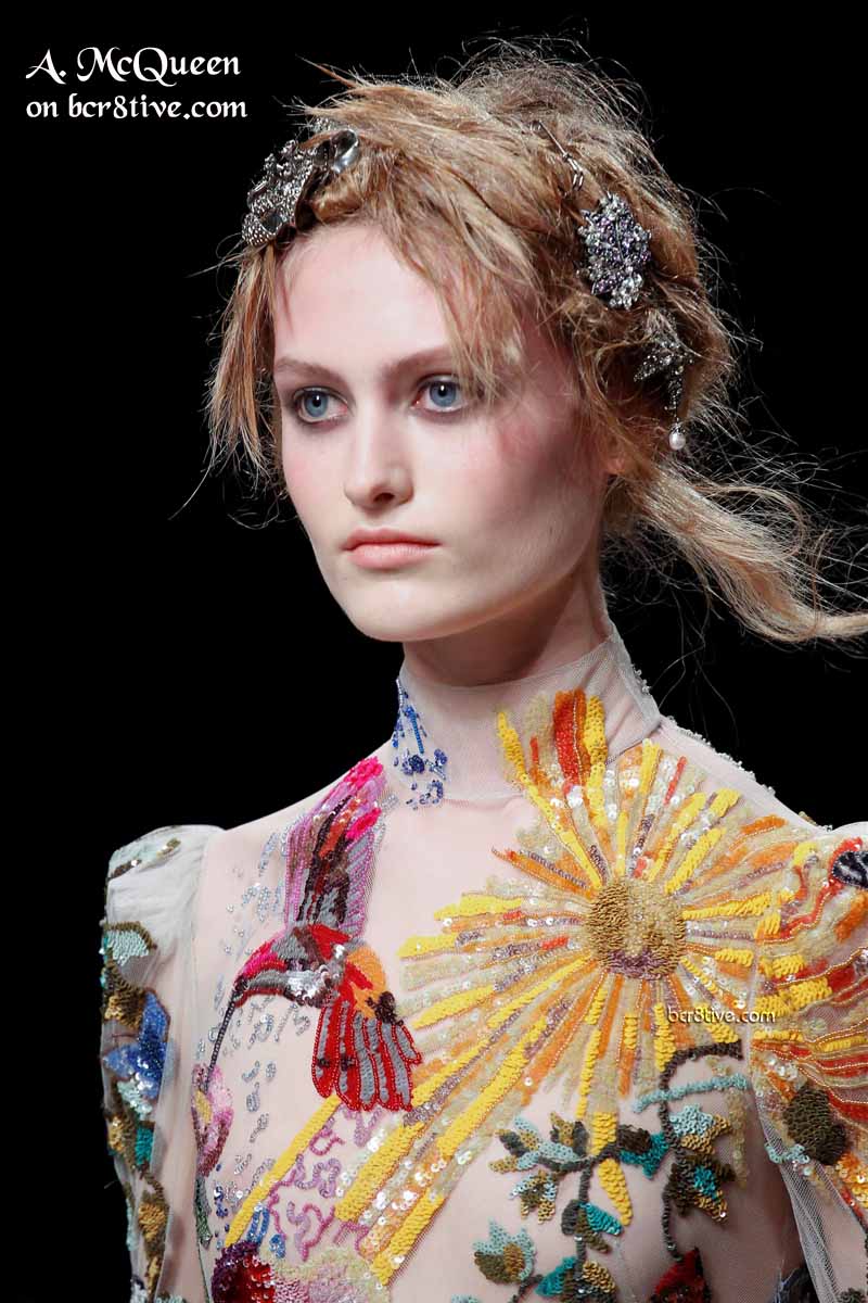 Rich Colorful Embroidery - The Best of Alexander McQueen 2016 - Fall