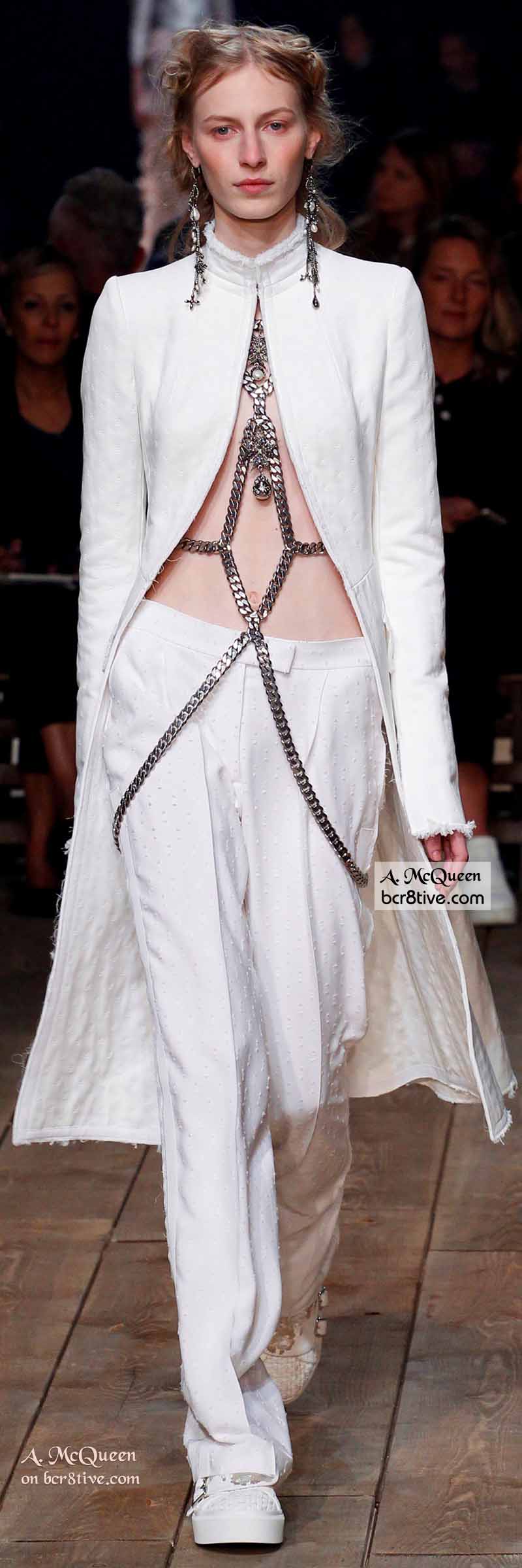 Suit with Body Chains - The Best of Alexander McQueen 2016