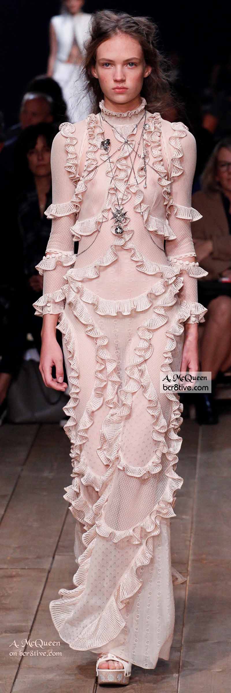 Curvy Ruffled Evening Gown - The Best of Alexander McQueen 2016