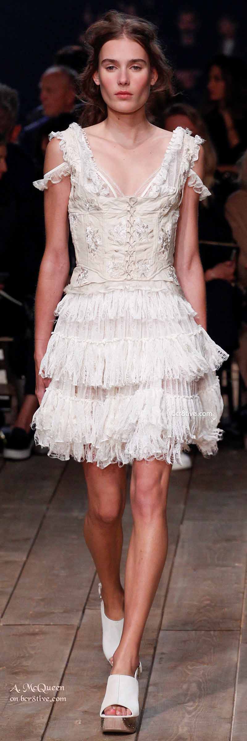 Hoboish Knit Ruffled Skirt - The Best of Alexander McQueen 2016