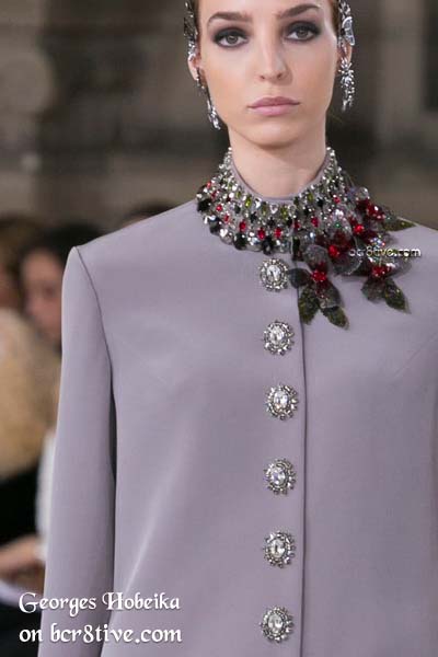 Embroidered like Jewelry - Georges Hobeika Fall 2016 Haute Couture Details