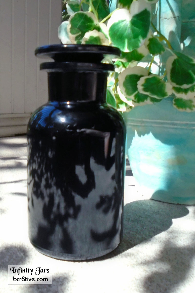 250 ml Glass on Glass Apothecary Jar