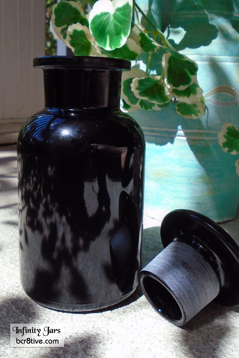 250 ml Glass on Glass Apothecary Jar