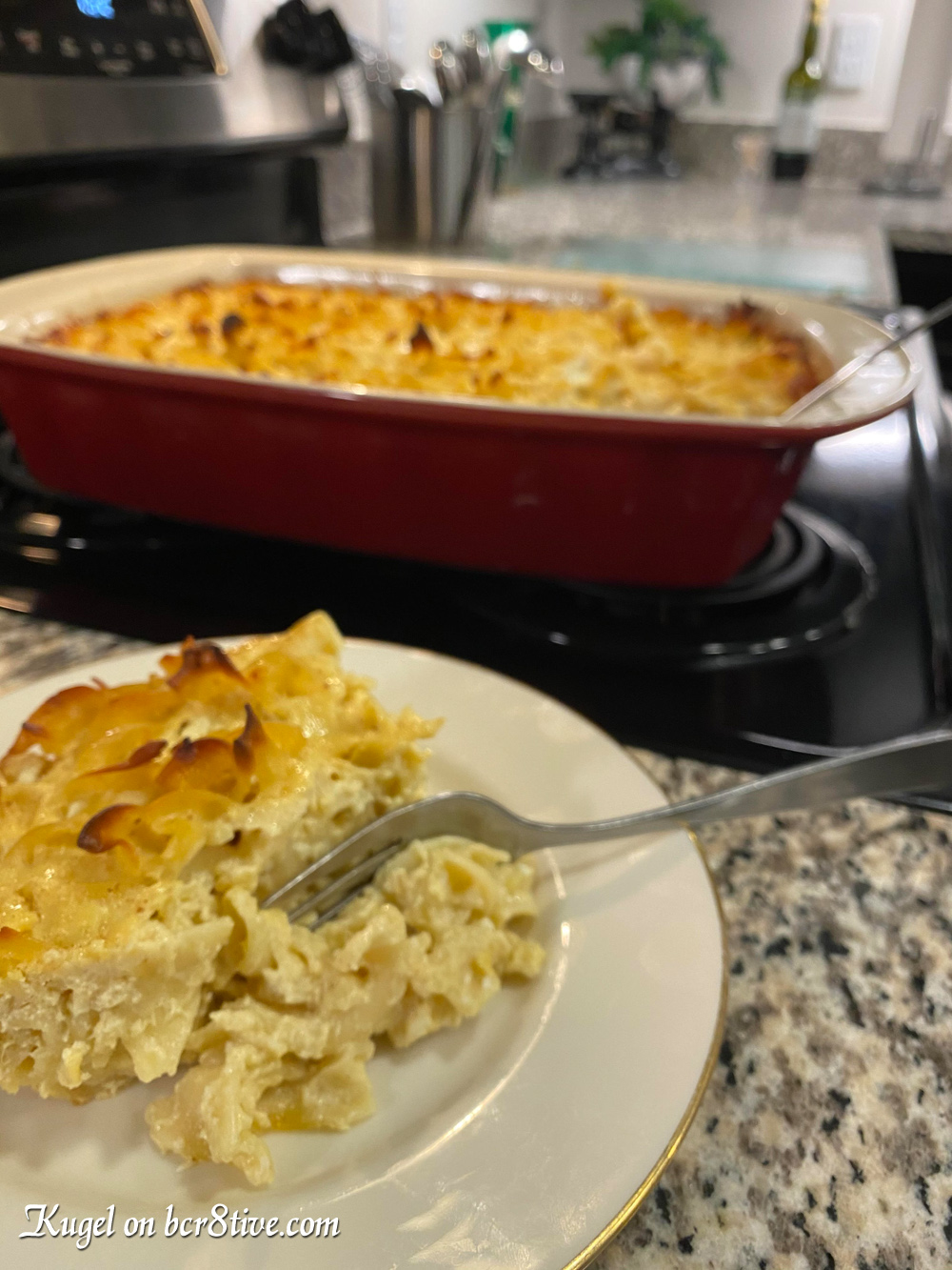 Noodle Kugel with Crushed Pineapple