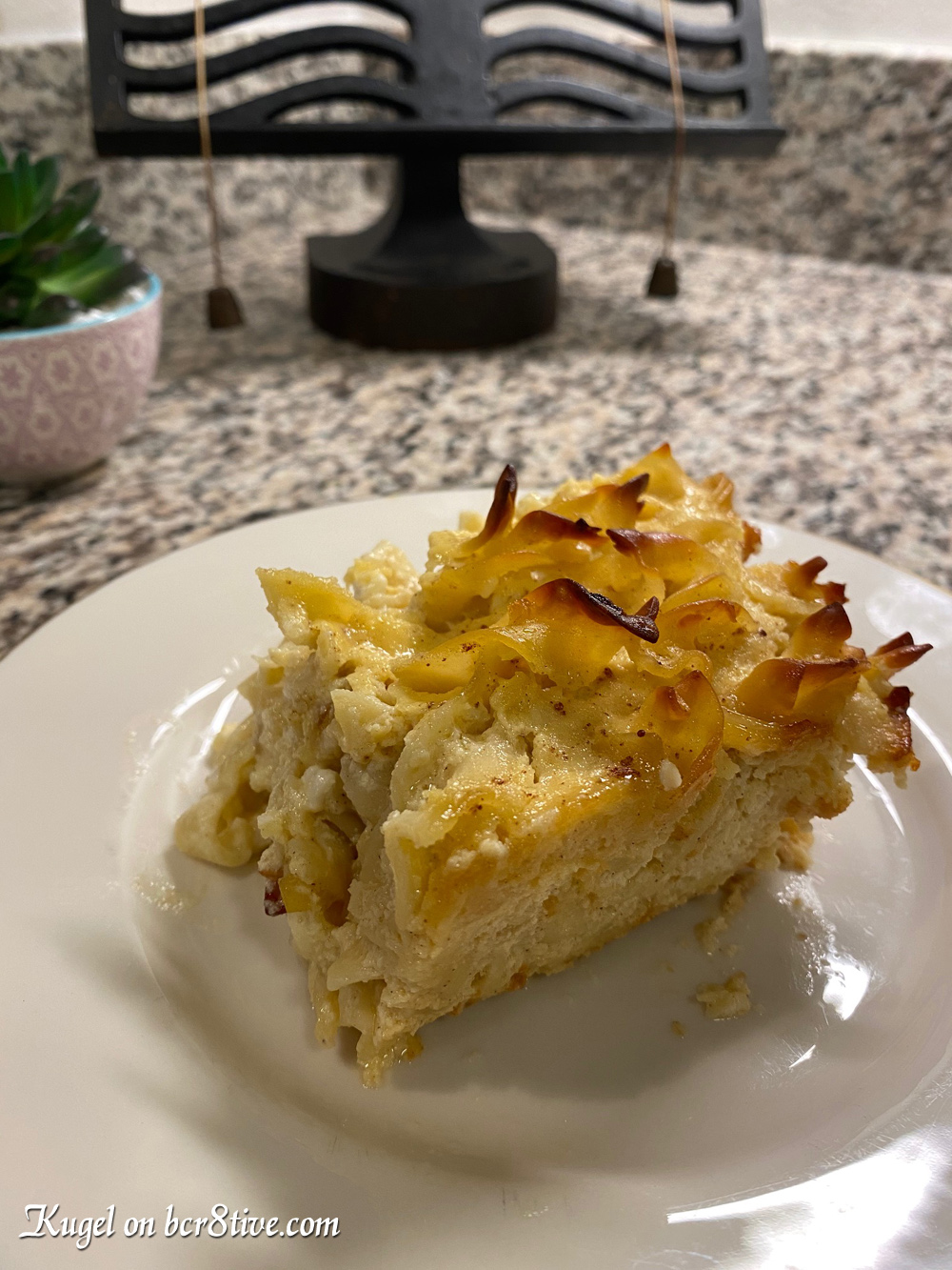 Noodle Kugel with Crushed Pineapple