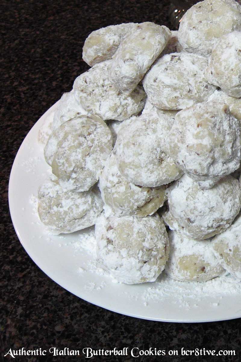 Authentic Italian Butterball Cookies